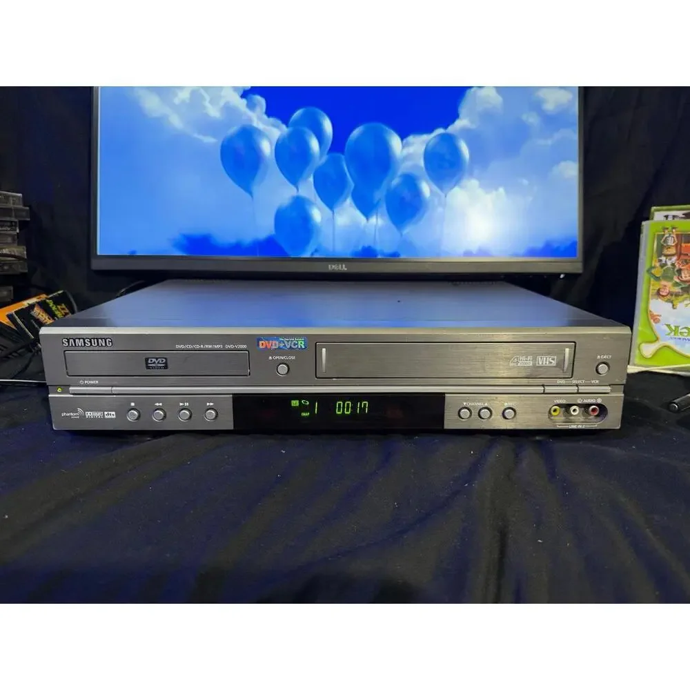 Samsung VCR/DVD Combo  DVD-V2000 VHS Dual Deck Player - Parts Repair 